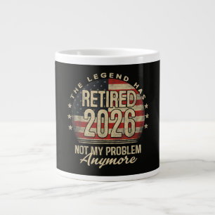 Grande Tasse La légende a pris sa retraite 2026 drôle