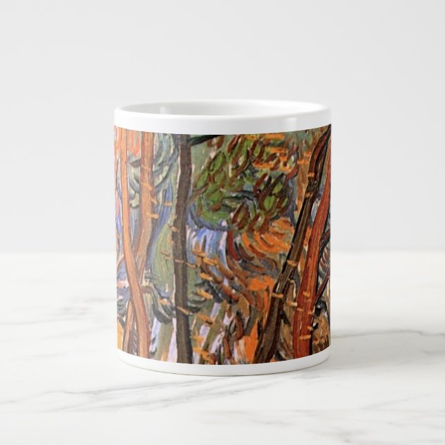 Grande Tasse La marche : Les Feuilles en chute par Vincent van  (Devant)