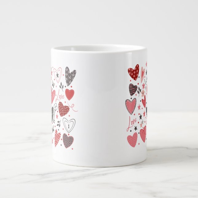 Grande Tasse La Saint-Valentin (Devant)
