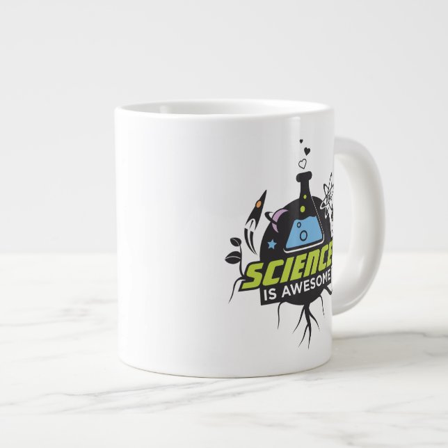 Grande Tasse La science est géniale (Devant droit)
