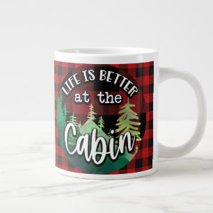 Grande Tasse La Vie Est Meilleure Au Cabine