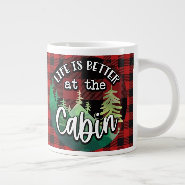 Grande Tasse La Vie Est Meilleure Au Cabine (Droite)