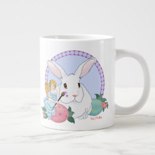 Grande Tasse L'aide de Bunny Pâques