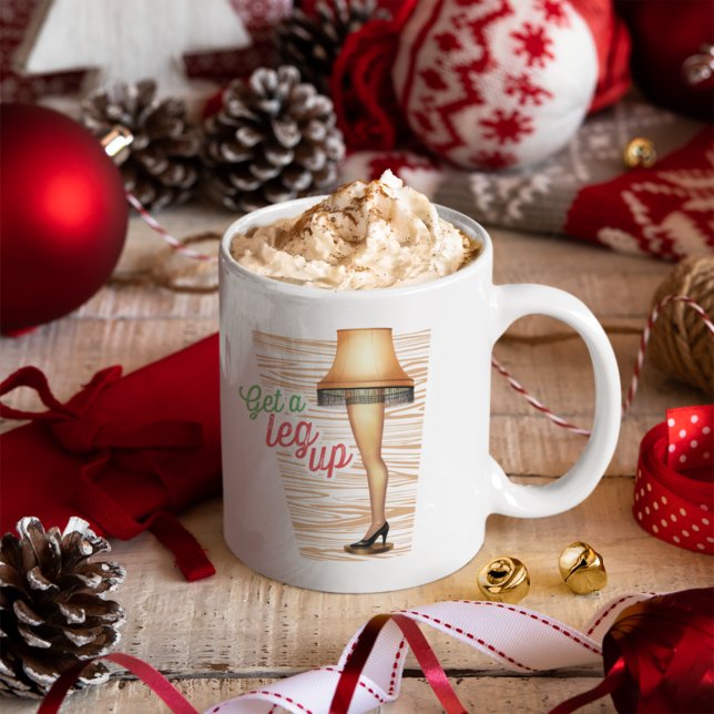 Grande Tasse Lampe d'histoire de Noël | Leg Up (Créateur téléchargé)