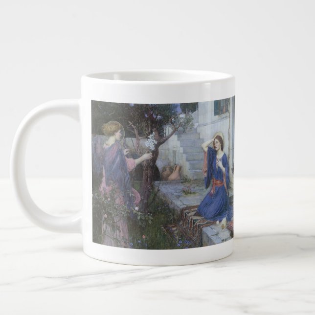 Grande Tasse L'Annonciation par John William Waterhouse (Gauche)