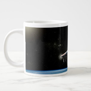 Grande Tasse L'Atlas V541 Lance Le Véhicule En Orbite.