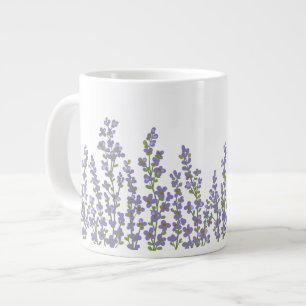 Grande Tasse Lavande Florale moderne