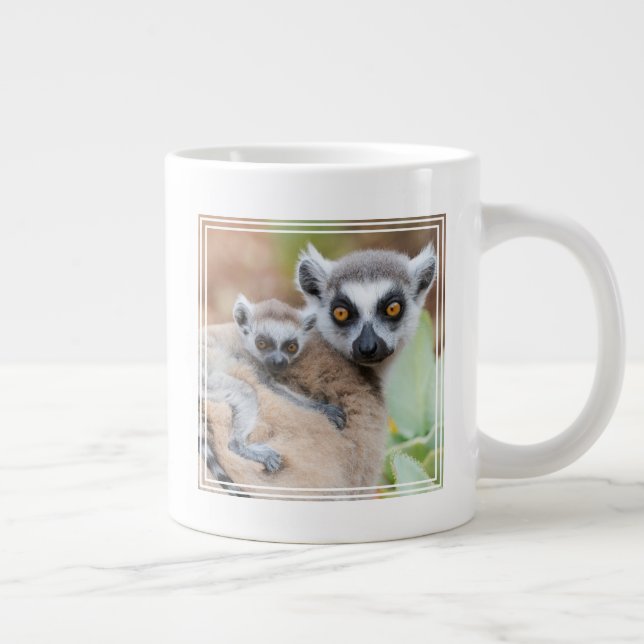 Grande Tasse Le bébé Lemur de Ring-Tailed (Droite)