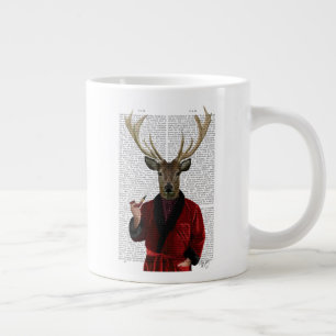 Grande Tasse Le cerf dans sa veste fumante
