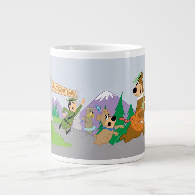 Grande Tasse Le grand panier de pique-nique de Yogi Bear (Devant)