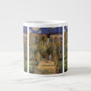 Grande Tasse Le jardin de l'artiste à Vetheuil par Claude Monet