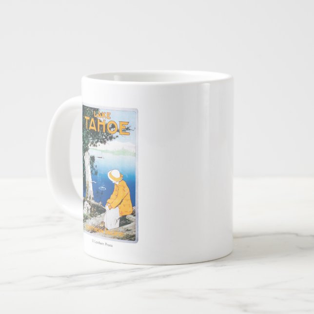 Grande Tasse Le lac Tahoe PosterLake promotionnel Tahoe, CA (Devant gauche)