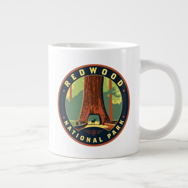 Grande Tasse Le parc national de Redwood (Droite)