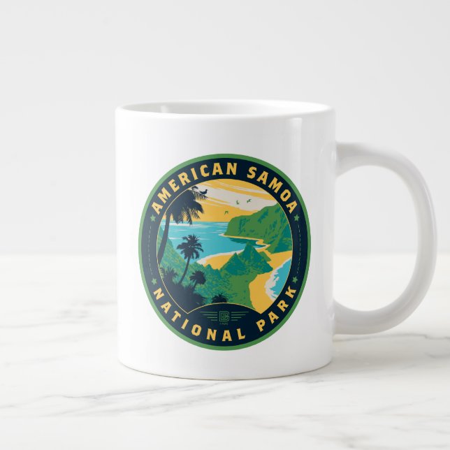 Grande Tasse Le Parc national des Samoa américaines (Droite)