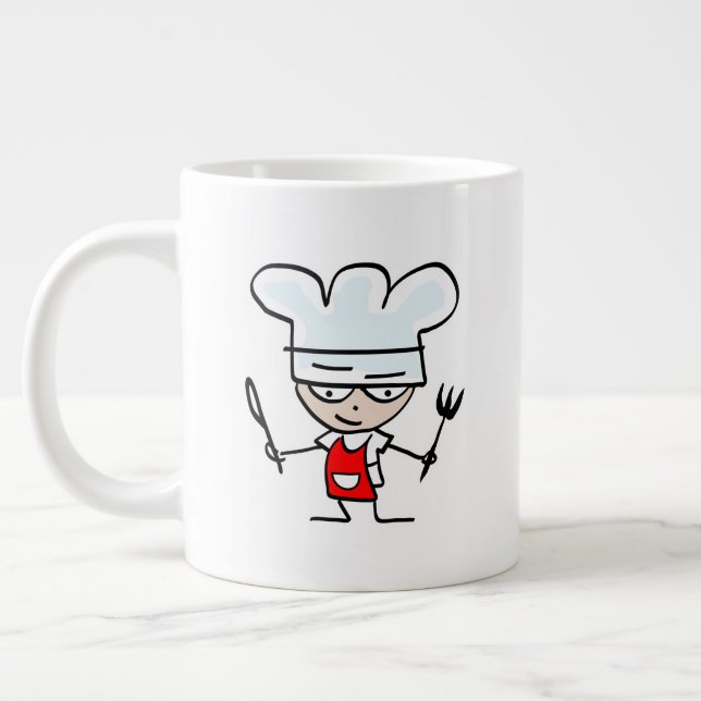 Grande Tasse Le plus grand bonbon cuisinier du monde (Gauche)