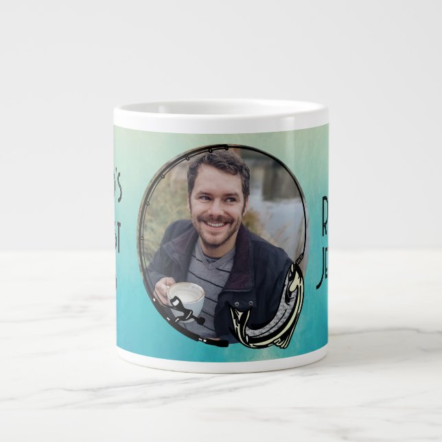 Grande Tasse Le plus grand pêcheur du monde (Devant)