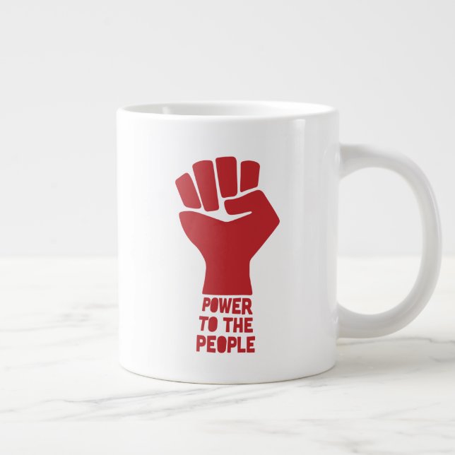 Grande Tasse Le pouvoir au peuple (Droite)
