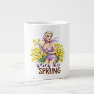 Grande Tasse Le Printemps Est Arrivé