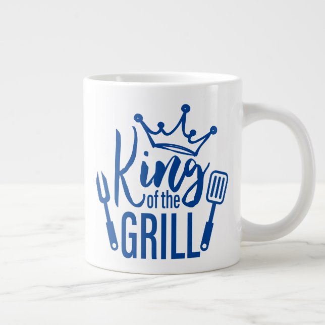 Grande Tasse Le roi de la typographie grill (Droite)