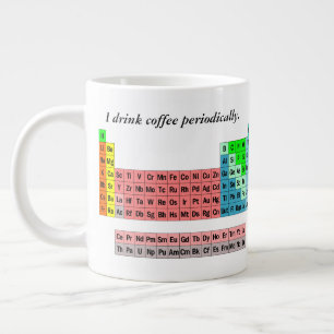 Grande Tasse Le tableau périodique (style simple)