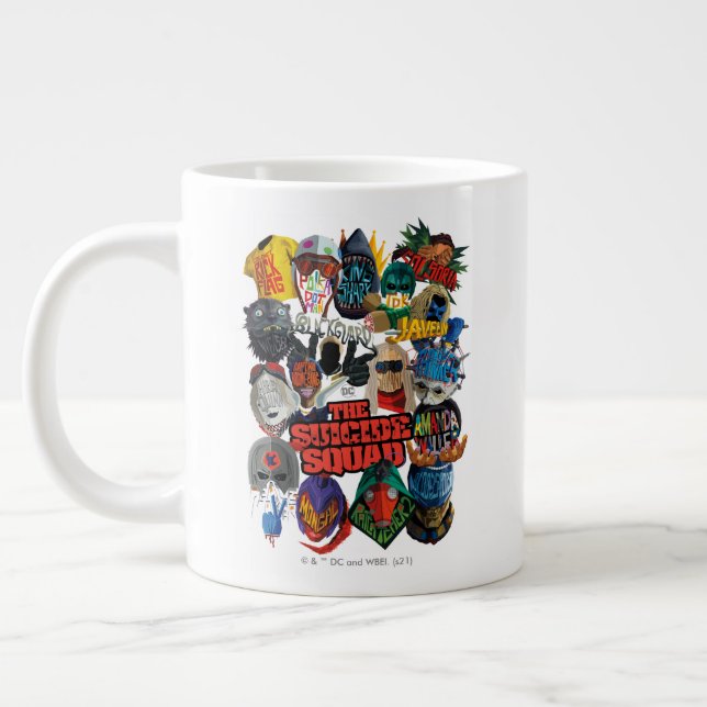 Grande Tasse L'équipe du suicide | Avatars stylisés (Gauche)