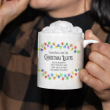 Les collègues sont comme Noël Lumières Coworker Ca