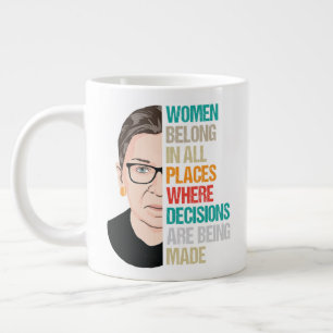 Grande Tasse Les Femmes Dans Tous Les Endroits Où Les Décisions