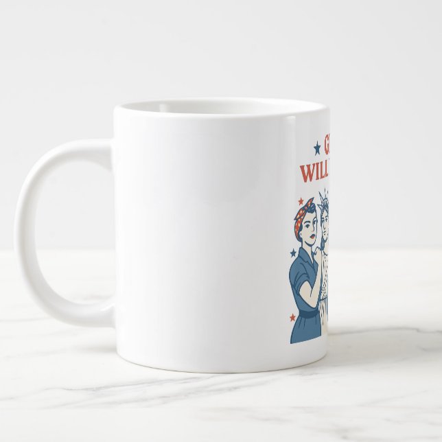 Grande Tasse Les filles seront les filles Juillet 4 (Gauche)
