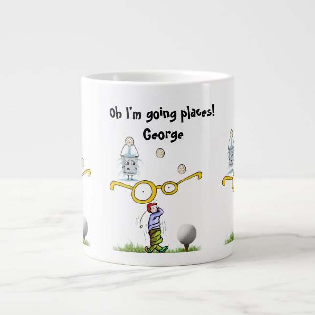 Grande Tasse Les golfeurs Mug, Oh je vais là ! (Devant)
