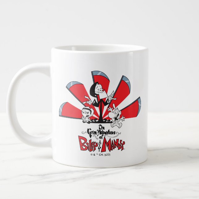Grande Tasse Les Grandes Aventures de Billy & Mandy Scythes Art (Gauche)