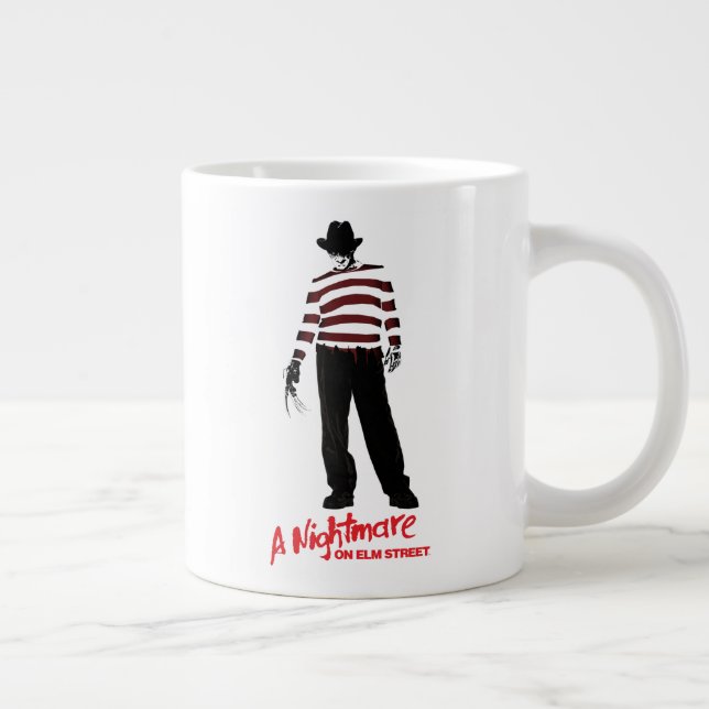 Grande Tasse Les Griffes de la nuit | Freddy Krueger (Droite)