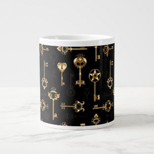 Grande Tasse Les Patters de Seamless avec Golden Keys