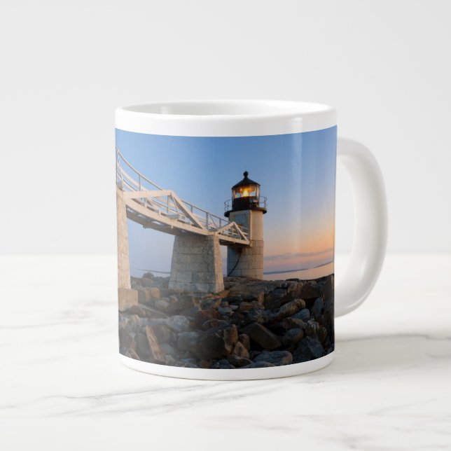 Grande Tasse Les phares | Phare de Port Clyde Maine (Devant droit)