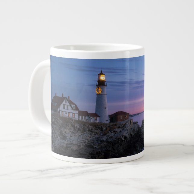 Grande Tasse Les phares | Phare du Cap Elizabeth Maine (Devant gauche)