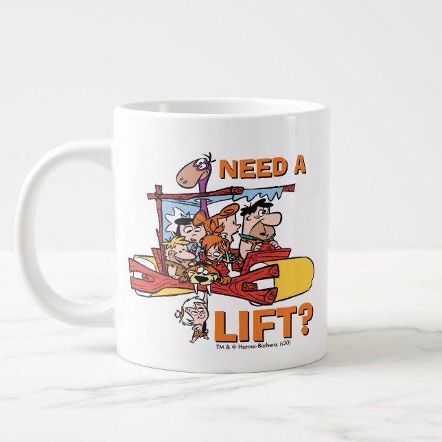 Grande Tasse Les Pierrafeu | Besoin D'Un Ascenseur ? (Gauche)