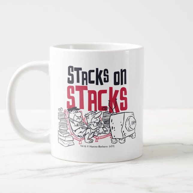 Grande Tasse Les Pierrafeu | Fred & Barney - Stacks on Stacks (Gauche)