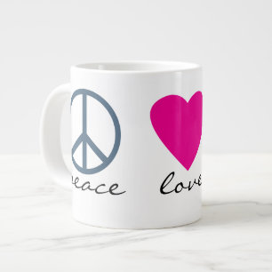Grande Tasse Les Pistes de l'amour de la paix