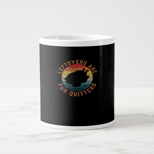 Grande Tasse Les restes sont pour Quitters Classic Aesthétique  (Devant)