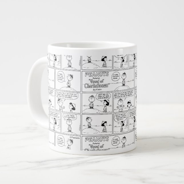 Grande Tasse Les souvenirs de Charlie Brown à la butte du Pitch (Devant gauche)