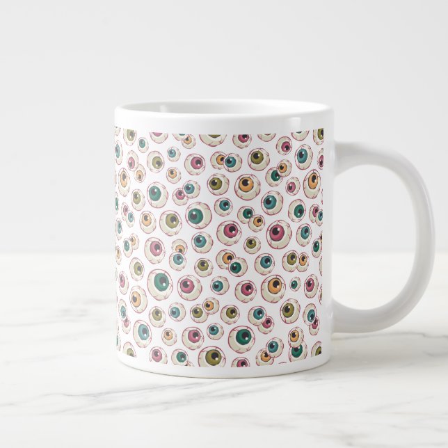 Grande Tasse Les yeux d'Halloween (Droite)