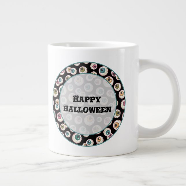 Grande Tasse Les yeux d'Halloween (Droite)