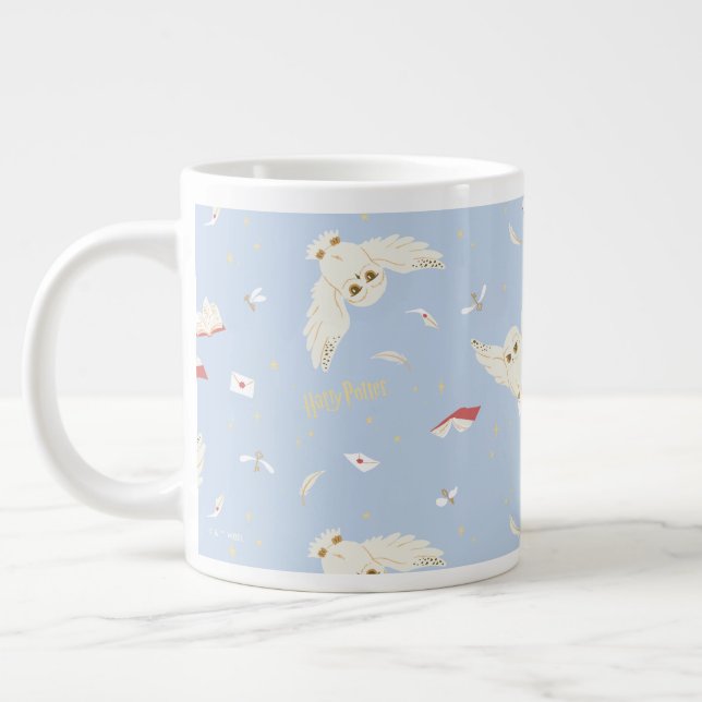 Grande Tasse Lettres et Livres de la Poste au Hibou Hedwige Mot (Gauche)