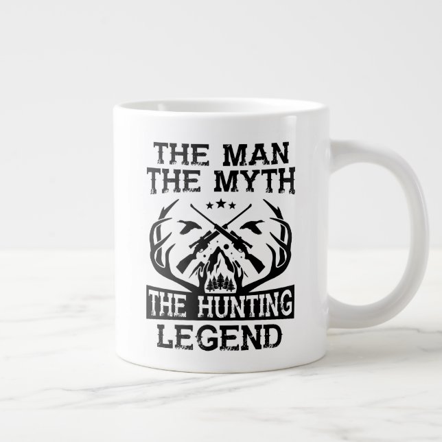 Grande Tasse L'Homme Le Mythe La Légende de la chasse - Camp (Droite)