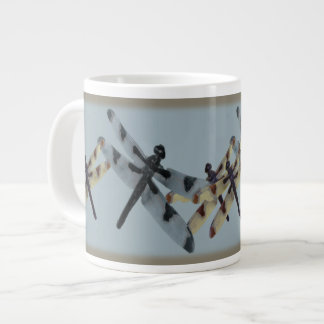 Grande Tasse Libellules avec jaune/bleu/brun