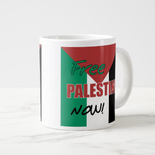 Grande Tasse Libérez la Palestine maintenant Drapeau palestinie