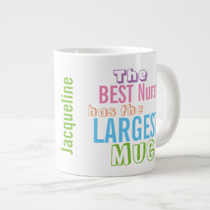 Grande Tasse L'infirmière personnalise le meilleur INFIRMIER G