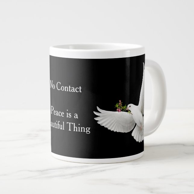Grande Tasse L'inspiration de Peace Dove (Devant droit)