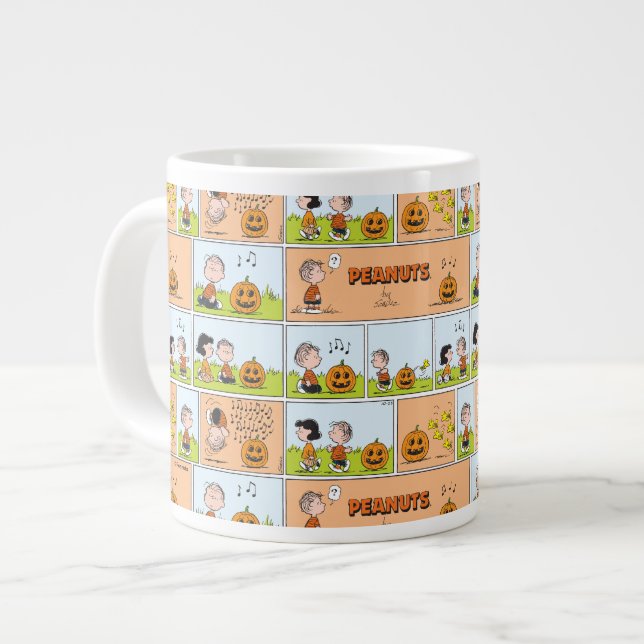 Grande Tasse Linus & Lucy | Chanter Jack-O-Lantern (Devant gauche)