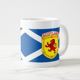 Grande Tasse Lion rampant écossais sur le drapeau de Saint Andr