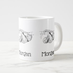 Grande Tasse Lithographie de dessin de la Sloth #1